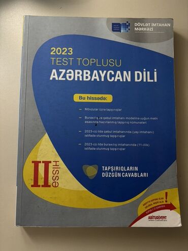 informatika testleri: Məhsul: “Azərbaycan dili – 2023 Test Toplusu, II hissə” Yaxşı