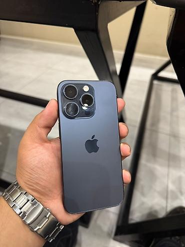 iphone bərdə: IPhone 15 Pro, 128 GB, Black Titanium, Simsiz şarj — 1