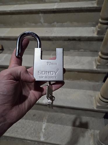 Qapı zamokları: SONDY Top Security asma qıfıl – 70 mm - Korpus: möhkəm metal gövdə — 2