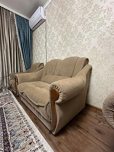 Комплекты мягкой мебели: Комплект мягкой мебели, Б/у, Самовывоз, Бесплатная доставка, цвет - Бежевый — 5