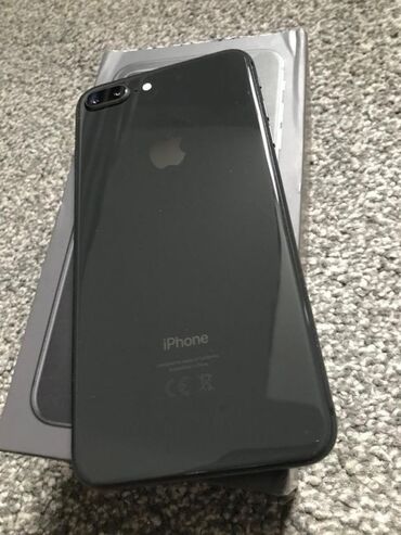 iphone 8 с документами: IPhone 8 Plus, Б/у, 64 ГБ, Jet Black, Защитное стекло, Чехол, 100 %