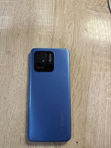 Смартфон Redmi 10C, синий - Экран: 6.71", каплевидный вырез под