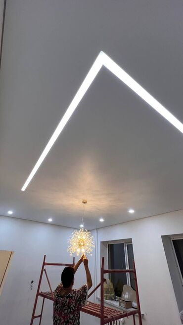 Натяжной потолок: Натяжной потолок 3D потолки, Глянцевое, Матовое Бесплатная консультация, Бесплатный замер, Гарантия — 26