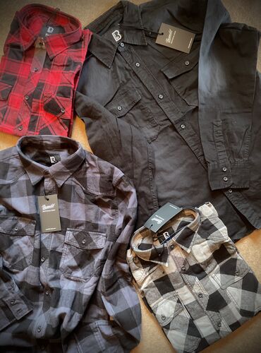 Рубашки: Рубашки мужские от компании Brandit (Германия). Остались только — 9