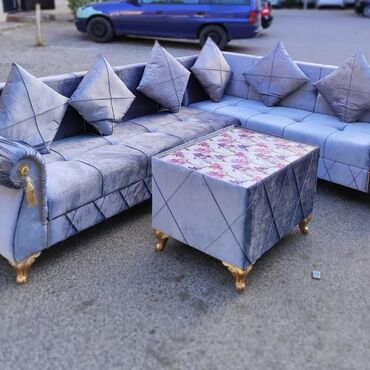 Divanlar: Künc divan, Yeni, Açılan, Bazalı, Vеlur parça, Pulsuz çatdırılma — 10