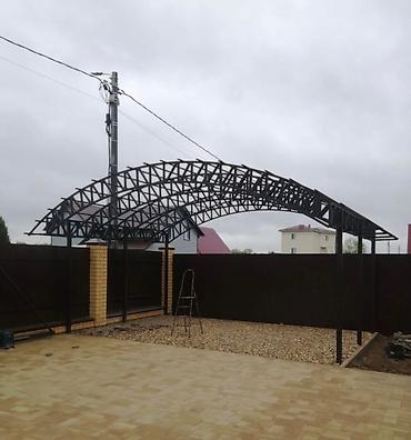 Металлические фермы: Металлические фермы и каркасы для навесов - Изготовление арочных и — 14