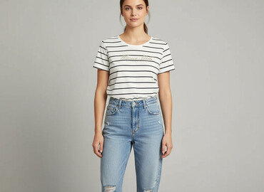 lagerfeld t shirty: Reserved, T-shirt damski, rozmiar L