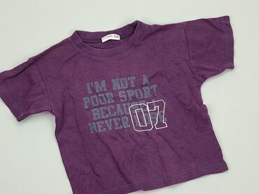 fioletowa koszulka: Koszulka, 2-3 lat, 92-98 cm, stan - Zadowalający