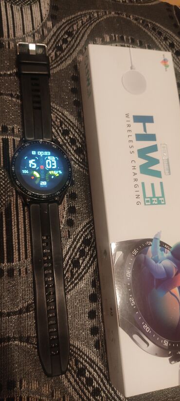 huawei watch gt 3: Новый, Смарт часы, Huawei, Сенсорный экран, цвет - Черный