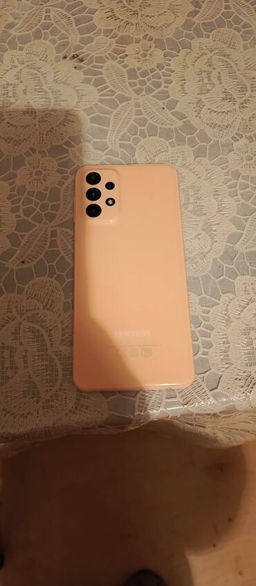 Samsung: Samsung Galaxy A23 5G, 128 GB, rəng - Narıncı, Barmaq izi, İki sim kartlı