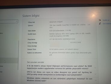Настольные ПК и рабочие станции: Б/у ASUS TUF Gaming, 12 ", Intel Core i5, 512 ГБ, Самовывоз