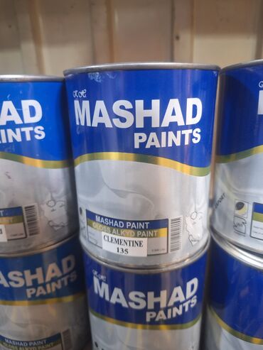полимерный клей: Эмаль Mashad Paint "Clementine" 135 - это глянцевая алкидная краска