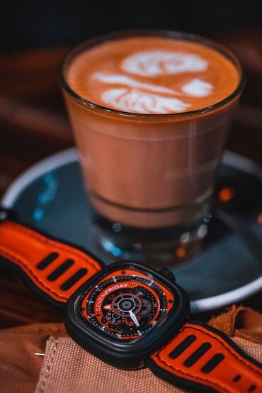 Qol saatları: Yeni, Qol saatı, Sevenfriday, rəng - Qəhvəyi — 12