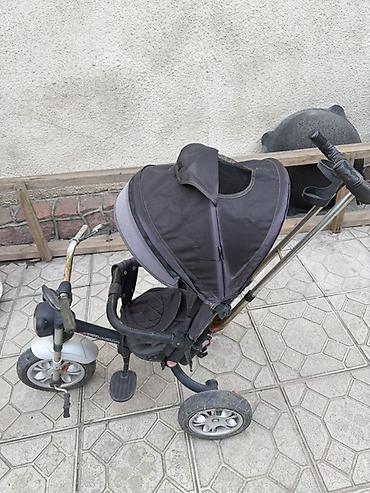 толк кана: Детский трехколесный велосипед-коляска с родительской ручкой — 1