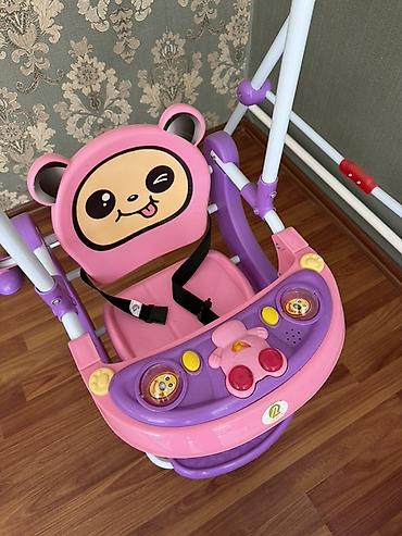Игровые комплексы: Детские напольные качели с сиденьем-переноской - Тип: напольные — 3