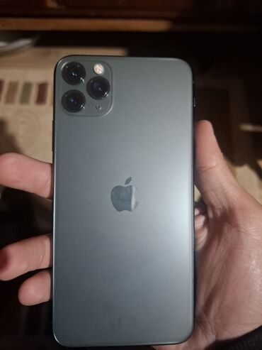 контакт хом телефоны: IPhone 11 Pro Max, Matte Midnight Green, Face ID