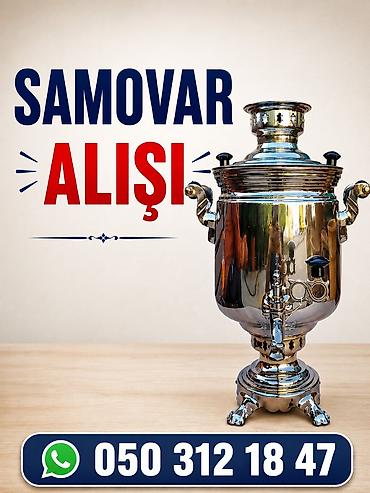 odun samavarı: Samovar odun üçün Alırıq 5-7 Lt — 1