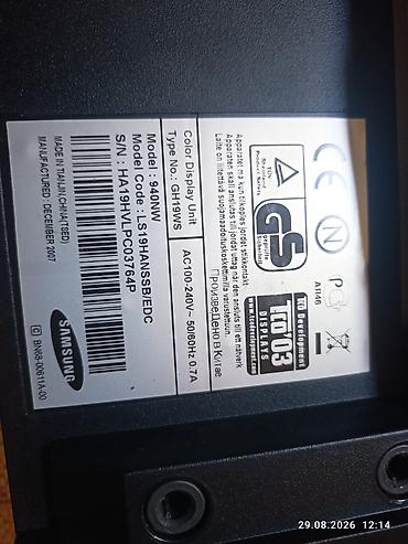 Мониторы: Монитор, Samsung, Б/у, LCD, 19" - 20" — 5