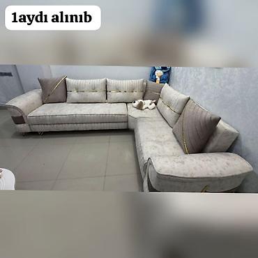 *650₼ KÜNC divan :-TƏCİLİ SATILIR*‼️ Açılır baza var bir aydı alınıb