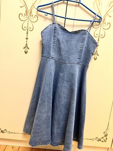 Платья: Детское платье цвет - Синий