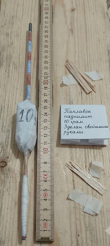 спиннинг бу: Поплавок для рыбалки, самодельный. - Грузоподъёмность: 10 г (указано — 1