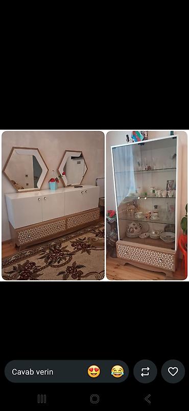 Yemək otağı üçün mebel dəsti - 1 ədəd bufet/komod: Üst hissəsi ağ lalafo.az -da Yemək otağı üçün mebel dəsti - 1 ədəd bufet/komod: Üst hissəsi ağ