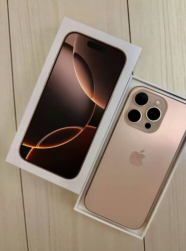 Apple iPhone: IPhone 16 Pro, 256 GB, Qızılı, Zəmanət