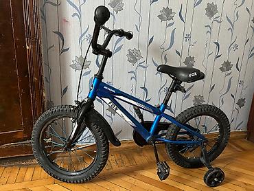 teker velosiped: İşlənmiş Dörd təkərli Uşaq velosipedi 14", sürətlərin sayı: 1, Ünvandan götürmə — 2