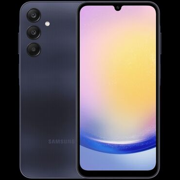 Samsung: Samsung Galaxy A25, 128 GB, rəng - Qara, Zəmanət, Barmaq izi