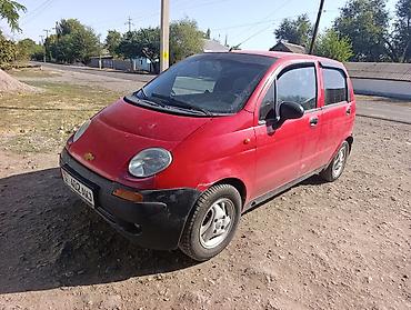 арзан матиз 1: Daewoo Matiz: 2002 г., 0.8 л, Кол менен иштөөчү, Бензин, Хетчбек — 1