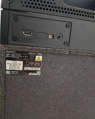 dynacord 1600 3: SONY Səs Sistemi: 2.1 kanallı (1 ədəd 20 sm-lik vufer, 2 ədəd 5 sm-lik — 5