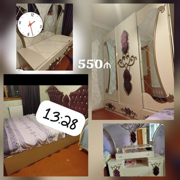 Divan və kreslo dəstləri: *550₼ YATAQ mebeli :-TƏCİLİ SATILIR*‼️ Yaxşı vəziyyətdə