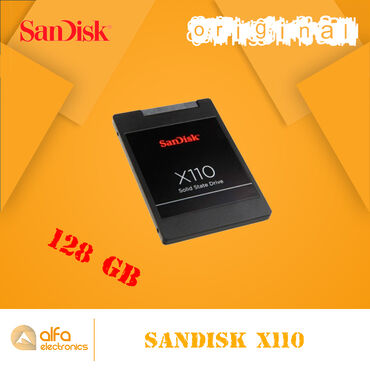 ide hard disk: Brand : Sandisk Model: X110 Təyinat: Pc & Noutbuk Yaddaş: 128 gb
