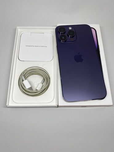 iphone satış: IPhone 14 Pro, 256 GB, Deep Purple, Zəmanət, Face ID, Sənədlərlə