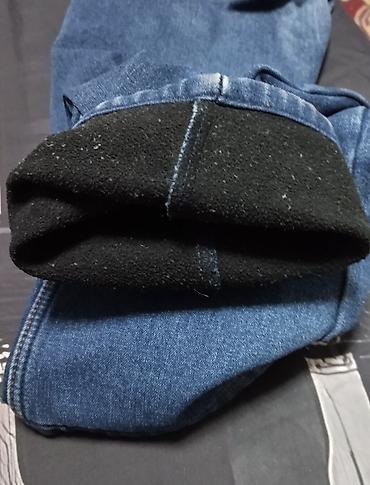 atom total: Мужские утепленные джинсы Weilondeng Classic Jeans 34 размер - — 4