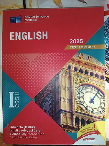 Testlər: Məhsul: “English 2025 – Test Toplusu (I hissə)” Xüsusiyyətlər: - — 1