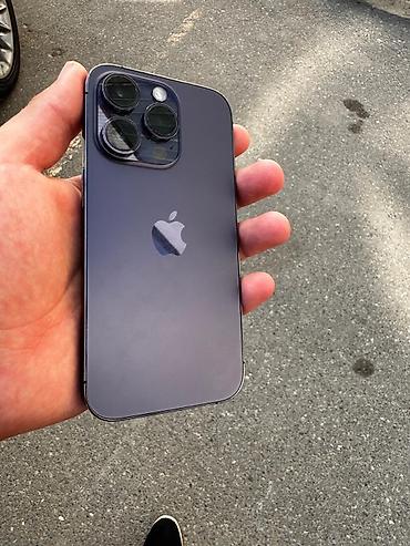 iphone 14 pro max silver: IPhone 14 Pro, 128 GB, Deep Purple, Face ID — 1