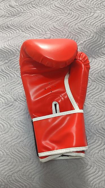 перчатки боксёр: Боксёрские перчатки Everlast, 10 oz — красные с белой окантовкой. - — 3