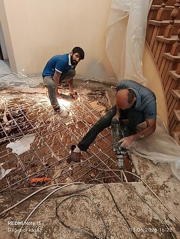 islenmis plastik qapi pencere: Beton kəsmə xidməti - Divar, döşəmə və tavanlarda dəqiq və səliqəli — 6