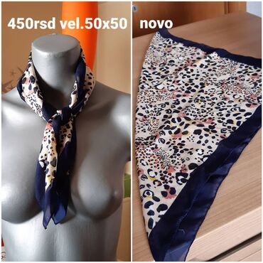 Šalovi: Set modernih ženskih ešarpi/šalova – različiti modeli i dimenzije: - — 8
