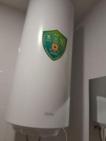 su aparatı: Haier elektrik su qızdırıcısı (divara montaj, silindrik gövdə) - — 3