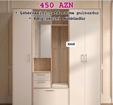Ev və bağ: Dəhliz üçün çoxfunksiyalı qarderob-komplekt - Geniş iki qapılı şkaf — 1