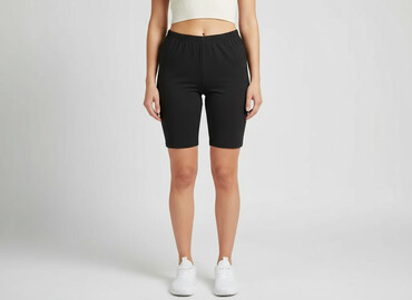 shein legginsy prążkowane: Shein, Leggings Shorts for women, size L