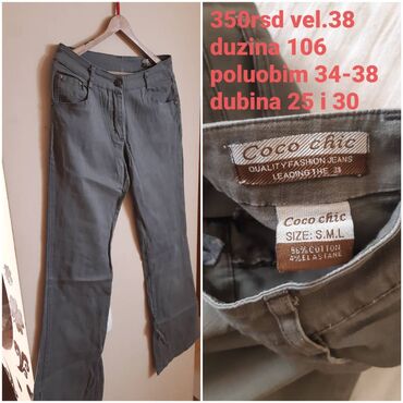 Pantalone: L, Visok struk, Kargo — 6