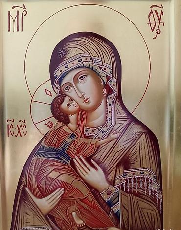 иисусу: Иконы писанные, венчальные - Пресвятая Богородица Спаситель Господь — 5