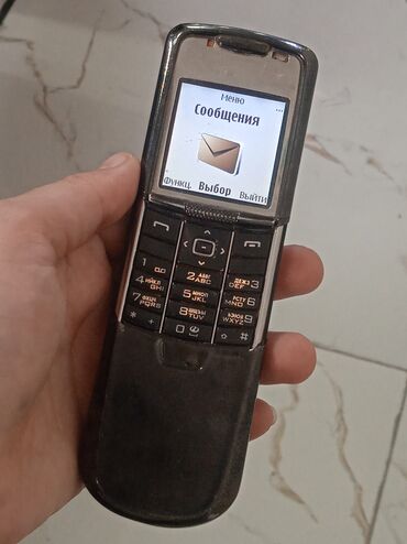 Digər mobil telefonlar: Nokia 8800 problemsizdir islekdir barter edirem sensor telefon usdunde