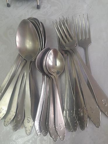 Наборы посуды: Столовые ложки и вилки советские Всё, что на фотоесть в наличии at lalafo.kg — 12 Наборы посуды: Столовые ложки и вилки советские Всё, что на фотоесть в наличии — 12