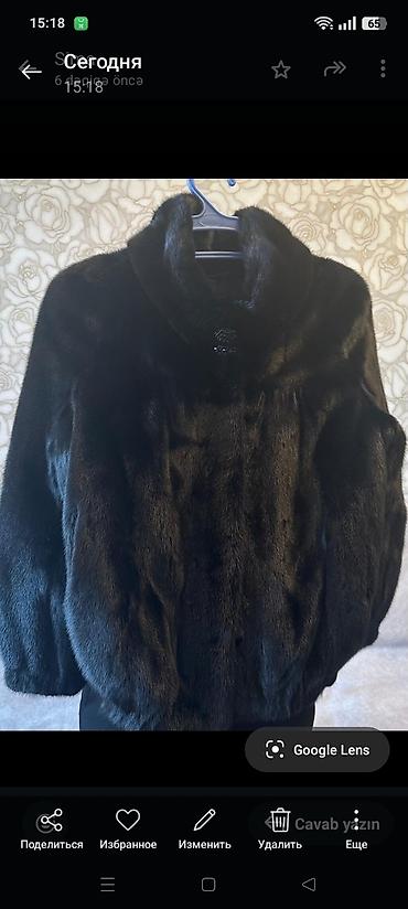 usta geyimi: Kürk, 2XL, rəng - Qara — 1