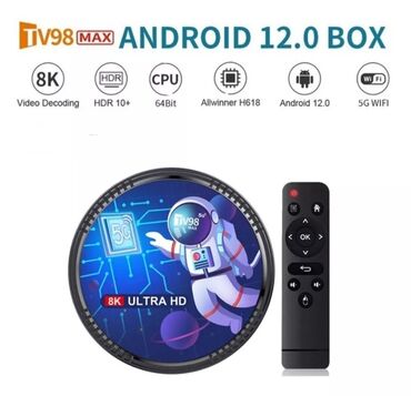 android tv box: Yeni Smart TV boks TV box 4 GB / 64 GB, Android, Ünvandan götürmə, Pulsuz çatdırılma, Ödənişli çatdırılma