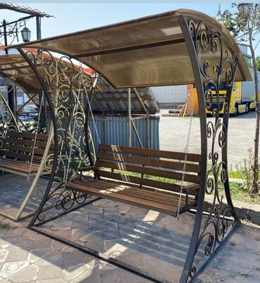 Sifarişlə bağ yelləncəkləri: Metal EN MMC olaraq istədiyiniz forma və ölçüde demir işlerinin — 13